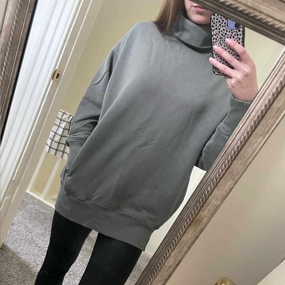 Bundle 3/$45 - Aerie Sage Green Cozy Turtleneck Sweatshirt